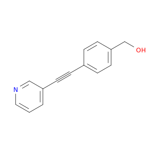 Benzenemethanol, 4-(3-pyridinylethynyl)-