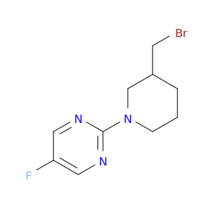 2-(3-溴甲基-哌啶-1-基)-5-氟-4-嘧啶