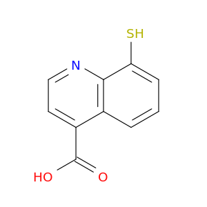 4-Quinolinecarboxylicacid, 8-mercapto-