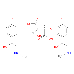 4-(1-羟基-2-(甲氨基)乙基)苯酚半(2R,3R)-2,3-二羟基琥珀酸盐