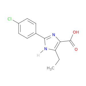 2-(4-Chlorophenyl)-5-ethyl-1H-imidazole-4-carboxylic Acid