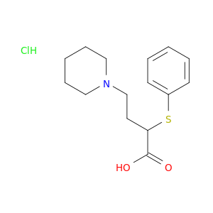 2-(piperidin-1-yl)ethyl(phenylsulfanyl)acetate hydrochloride(1:1)