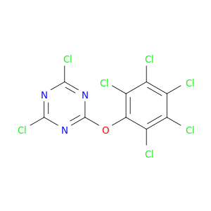 2,4-dichloro-6-(2,3,4,5,6-pentachlorophenoxy)-1,3,5-triazine