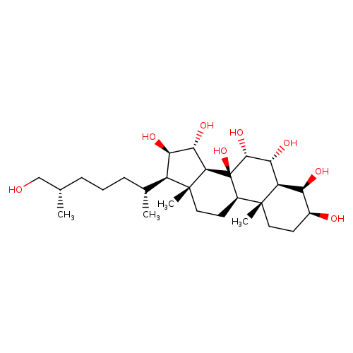 Cholestane-3,4,6,7,8,15,16,26-octol, (3b,4b,5a,6a,7a,15a,16b,25S)-