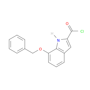1H-Indole-2-carbonyl chloride, 7-(phenylmethoxy)-