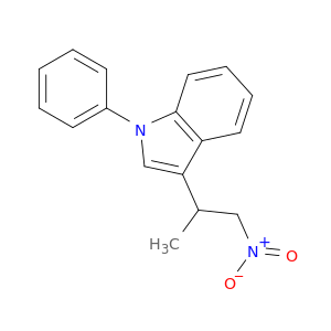 1H-Indole, 3-(1-methyl-2-nitroethyl)-1-phenyl-