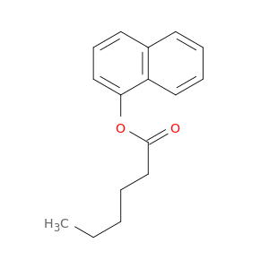 Hexanoic acid,1-naphthalenyl ester