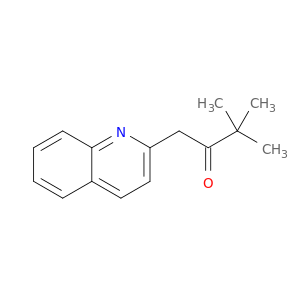 2-Butanone, 3,3-dimethyl-1-(2-quinolinyl)-