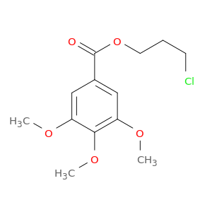 Benzoic acid, 3,4,5-trimethoxy-, 3-chloropropyl ester