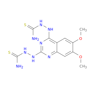 Hydrazinecarbothioamide, 2,2'-(6,7-dimethoxy-2,4-quinazolinediyl)bis-