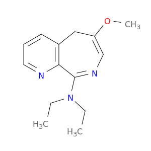 5H-Pyrido[2,3-c]azepin-9-amine, N,N-diethyl-6-methoxy-