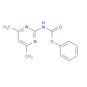 Carbamic acid, (4,6-dimethyl-2-pyrimidinyl)-, phenyl ester