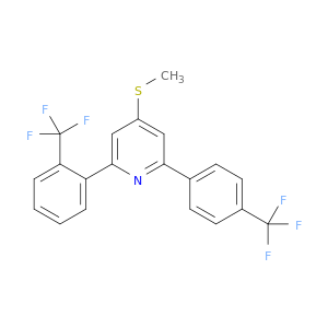 Pyridine,4-(methylthio)-2-[2-(trifluoromethyl)phenyl]-6-[4-(trifluoromethyl)phenyl]-