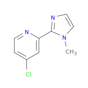 4-chloro-2-(1-methyl-1H-imidazol-2-yl)pyridine