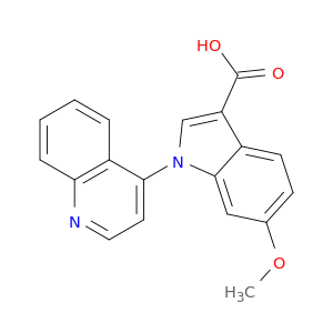 1H-Indole-3-carboxylic acid, 6-methoxy-1-(4-quinolinyl)-