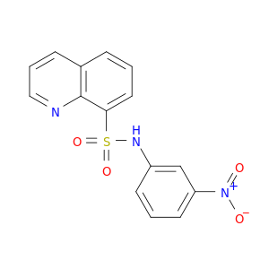 8-Quinolinesulfonamide,N-(3-nitrophenyl)-