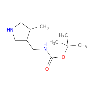 tert-Butyl ((4-methylpyrrolidin-3-yl)methyl)carbamate