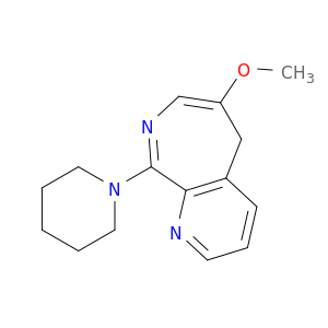 5H-Pyrido[2,3-c]azepine, 6-methoxy-9-(1-piperidinyl)-
