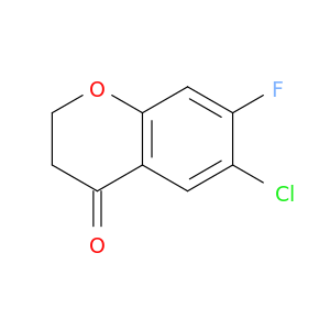 6-Chloro-7-fluoro-3,4-dihydro-2H-1-benzopyran-4-one