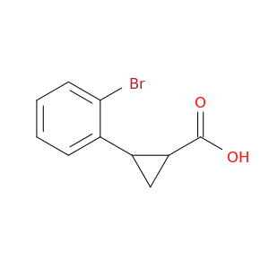 2-(2-溴苯基)环丙烷羧酸