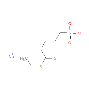 1-丙二磺酸,3-[[(乙基硫基)硫代甲基]硫代]-,钠盐(1：1)