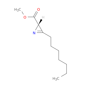 2H-Azirine-2-carboxylic acid, 3-heptyl-, methyl ester, (2S)-