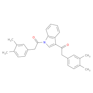 Indole, 1,3-bis(3,4-xylylacetyl)- (7CI,8CI)
