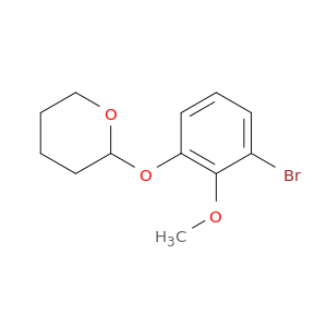 2H-Pyran, 2-(3-bromo-2-methoxyphenoxy)tetrahydro-
