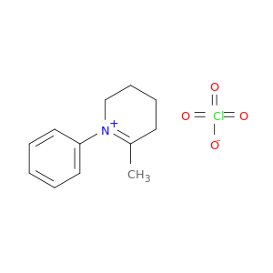 Pyridinium, 2,3,4,5-tetrahydro-6-methyl-1-phenyl-, perchlorate