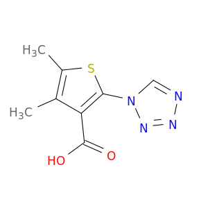 4,5-Dimethyl-2-(1H-tetrazol-1-yl)thiophene-3-carboxylic Acid