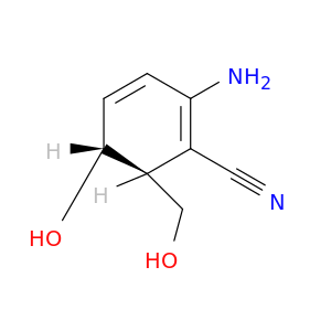 1,3-Cyclohexadiene-1-carbonitrile,2-amino-5-hydroxy-6-(hydroxymethyl)-, trans- (8CI)