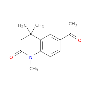 2(1H)-Quinolinone, 6-acetyl-3,4-dihydro-1,4,4-trimethyl-