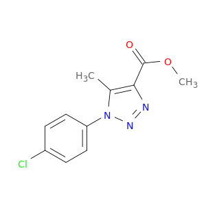 1-(4-氯苯基)-5-甲基-1,2,3-三唑-4-甲酸甲酯