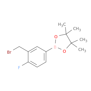 2-(3-(溴甲基)-4-氟苯基)-4,4,5,5-四甲基-1,3,2-二氧硼杂环戊烷
