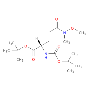 (S)-tert-Butyl 2-((tert-butoxycarbonyl)amino)-5-(methoxy(methyl)amino)-5-oxopentanoate