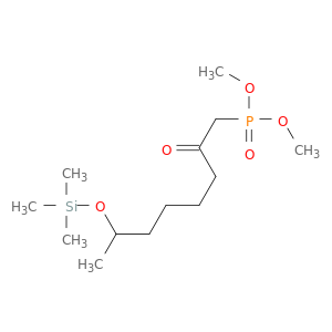 Phosphonic acid, [2-oxo-7-[(trimethylsilyl)oxy]octyl]-, dimethyl ester