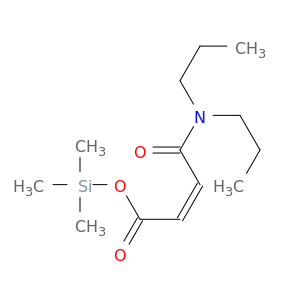 2-Butenoic acid, 4-(dipropylamino)-4-oxo-, trimethylsilyl ester, (Z)-
