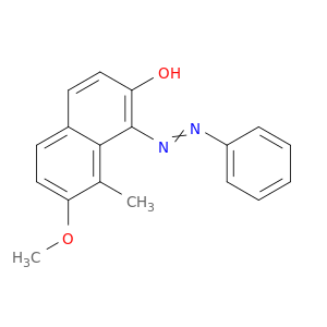 2-Naphthalenol, 7-methoxy-8-methyl-1-(phenylazo)-