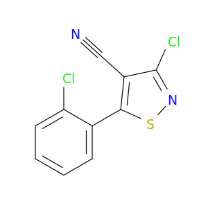4-Isothiazolecarbonitrile,3-chloro-5-(2-chlorophenyl)-