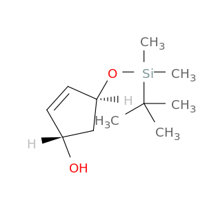 2-Cyclopenten-1-ol, 4-[[(1,1-dimethylethyl)dimethylsilyl]oxy]-, trans-