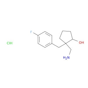 2-(Aminomethyl)-2-[(4-fluorophenyl)methyl]cyclopentan-1-ol Hydrochloride