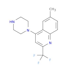 6-甲基-4-(1-哌嗪基)-2-(三氟甲基)喹啉