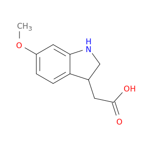 2-(6-METHOXYINDOLIN-3-YL)ACETIC ACID
