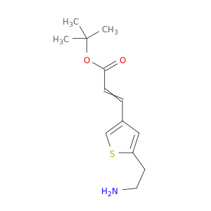 2-Propenoic acid,3-[5-(2-aminoethyl)-3-thienyl]-, 1,1-dimethylethyl ester