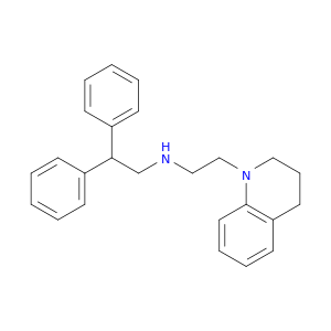 1(2H)-Quinolineethanamine, N-(2,2-diphenylethyl)-3,4-dihydro-