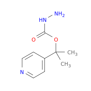 Hydrazinecarboxylicacid, 1-methyl-1-(4-pyridinyl)ethyl ester