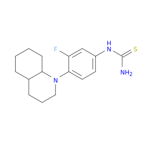 Thiourea, [3-fluoro-4-(octahydro-1(2H)-quinolinyl)phenyl]-