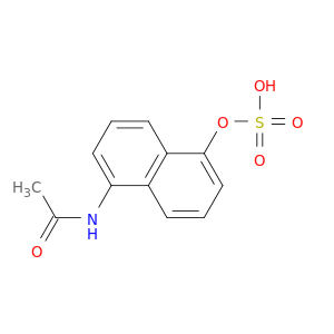 Acetamide, N-[5-(sulfooxy)-1-naphthalenyl]-