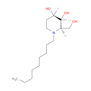 3,4-Piperidinediol, 2-(hydroxymethyl)-1-nonyl-, (2R,3R,4R)-