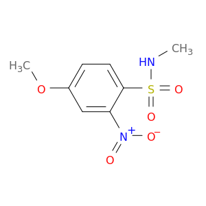 Benzenesulfonamide, 4-methoxy-N-methyl-2-nitro-